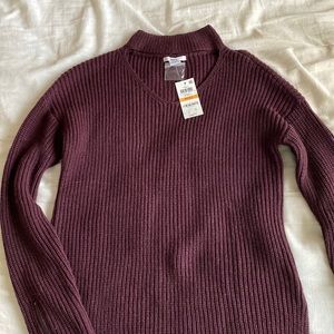 Small purple sweater